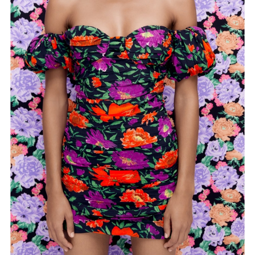 Floral mini dress